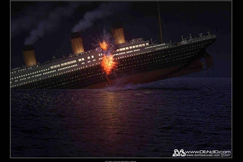 titanic sinking wallpapers wallpaper cave