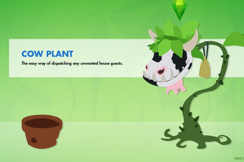 Cow Plant Wallpaper 2560x1440