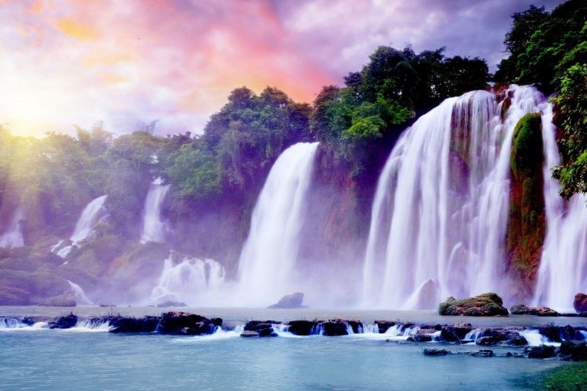 ... nature_waterfalls_wallpapers_for_desktop_free_hd Nice-and-Beautiful- Waterfalls-HD-Wallpapers-free-for- ...