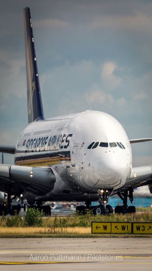 ... Close-Up eines Lufthansa Airbus ...