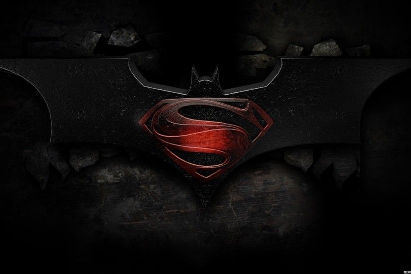 Superman Batman Logo Wallpaper Free HD