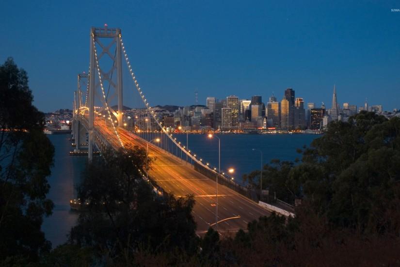 San Francisco – Oakland Bay Bridge [2] wallpaper 1920x1200 jpg