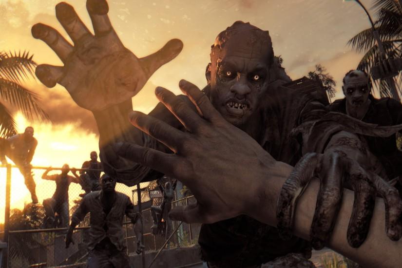 Preview wallpaper dying light, zombie, attack, game, novelty 1920x1080