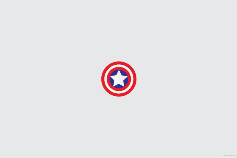 Minimal Captain America Shield Wallpaper For iPad 2
