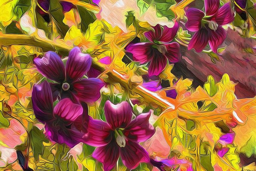 Artistic-Flower-Colours-Petal-Vector-Art-wallpaper-wp6402581