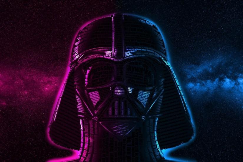 Typography Darth Vader