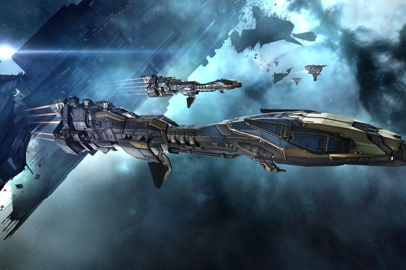 General 1920x1080 EVE Online Minmatar video games spaceship concept art  science fiction space Stabber Cruiser