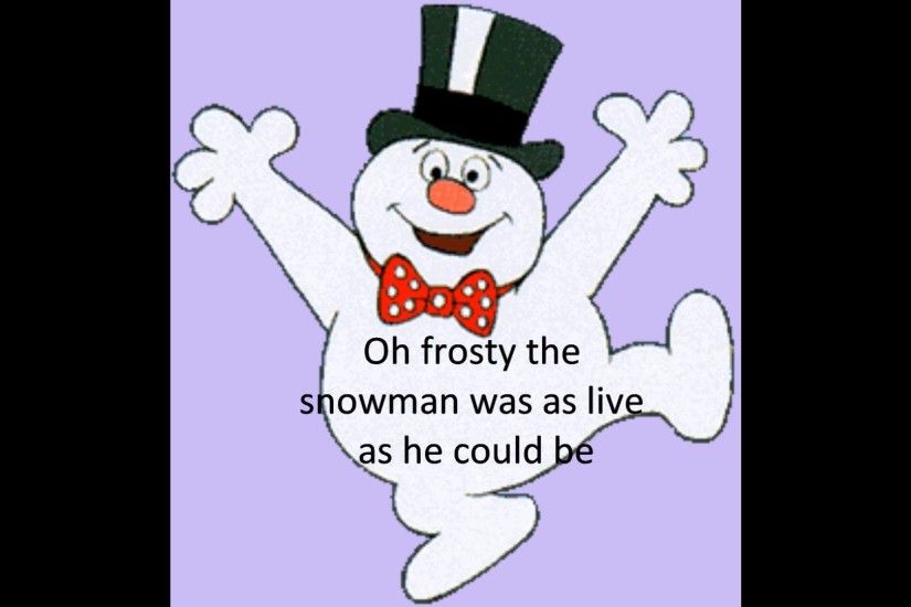 Bing Crosby- Frosty the Snowman + lyrics