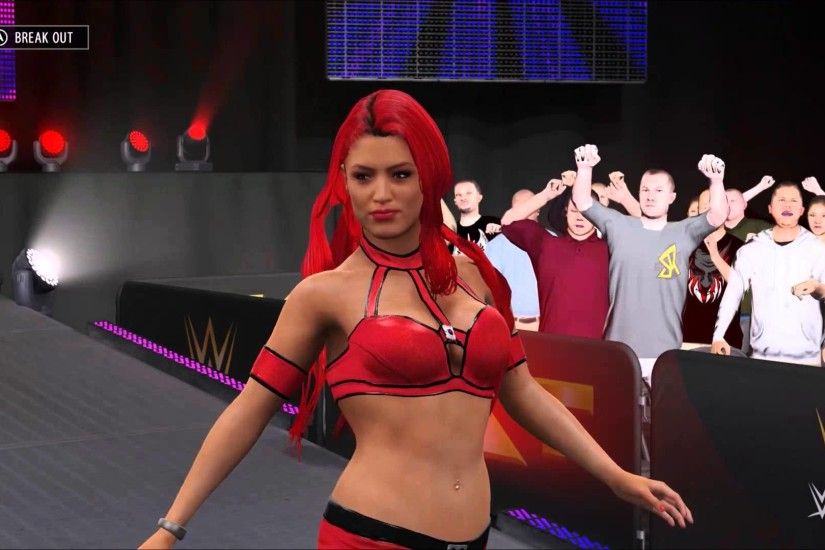 WWE 2k16 Paige vs Eva Marie