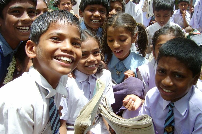 School children in Bangalore