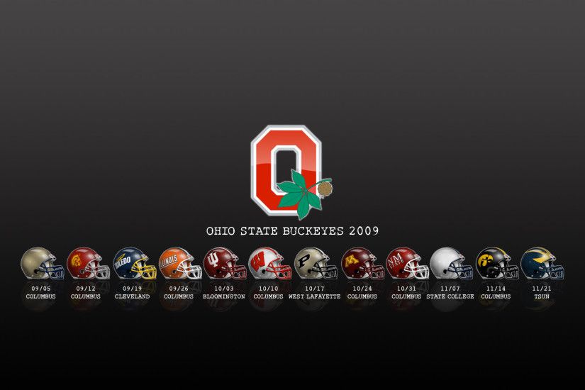 Ohio State Schedule Wallpaper by peacekid