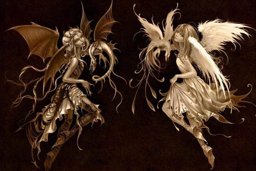 Angel Demon Wallpaper