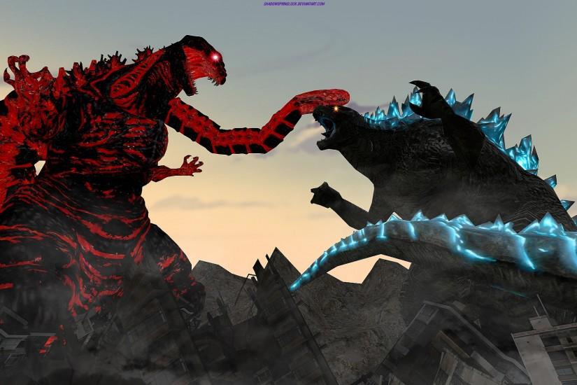 ... SFM] Shin Godzilla vs Godzilla 2014 by ShadowSpringlock
