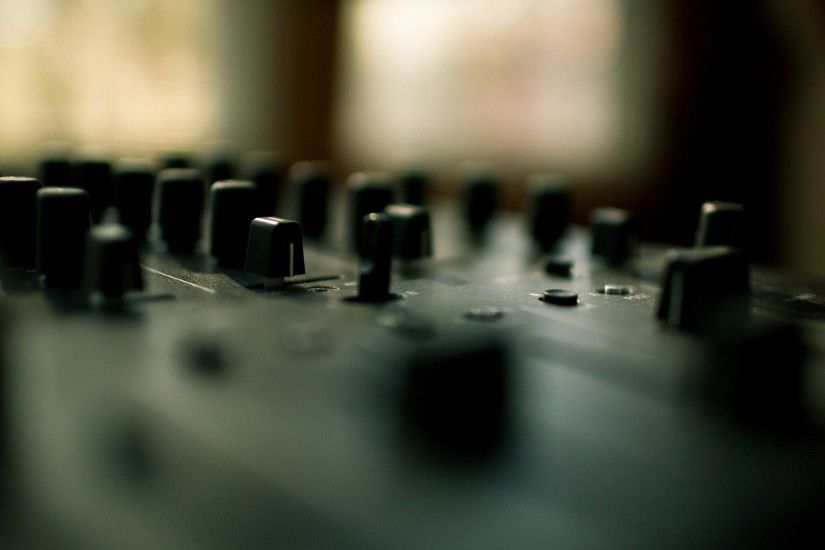 music, House Music, DJ, Mixing Consoles, Buttons Wallpapers HD / Desktop  and Mobile Backgrounds