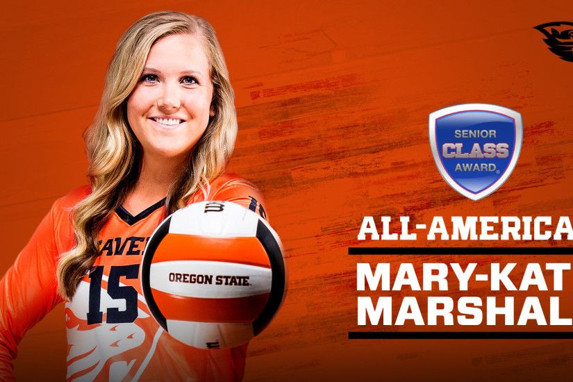 Oregon State notes. Mary-Kate Marshall Senior CLASS All-American