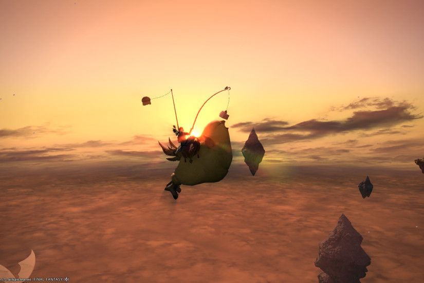 The flying Fat Chocobo is glorious and no one can argue against it