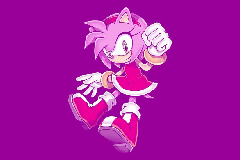 ... Amy Rose 2D Wallpaper by Glench