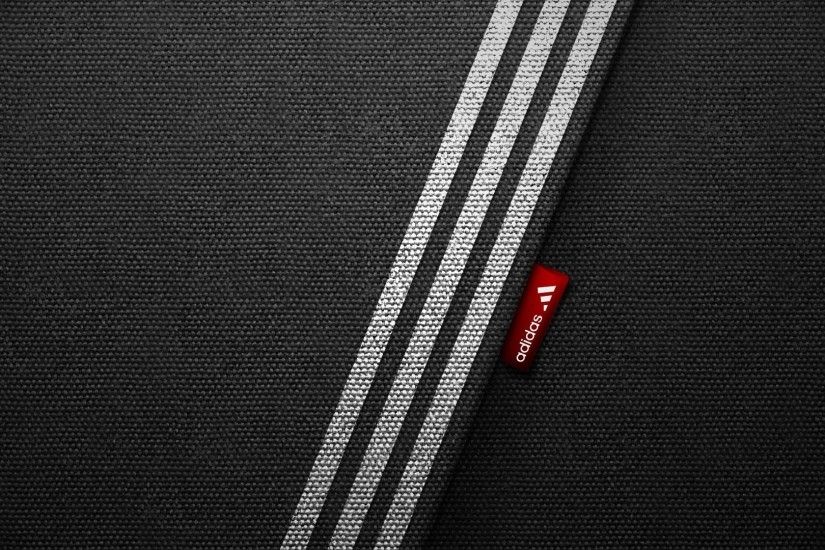 Adidas Brand Logo Stripes Dark Desktop Wallpaper