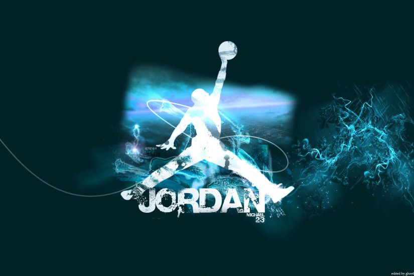 Michael Jordan Air Logo Widescreen Wallpaper