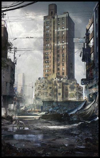 Abandoned city by Darius Kalinauskas | Architecture | 2D | CGSociety