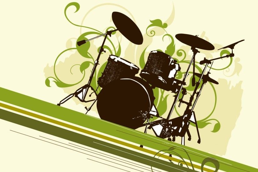 drum set wallpaper hd