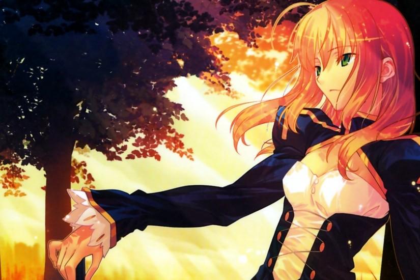 Anime - Fate/Stay Night Saber (Fate Series) Wallpaper