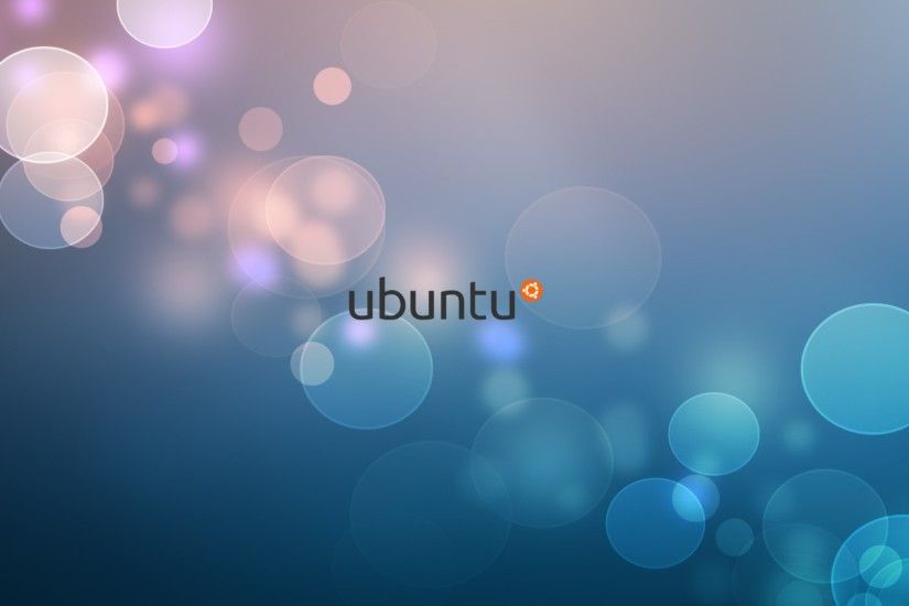 Ubuntu Bubbles Hd Wallpaper