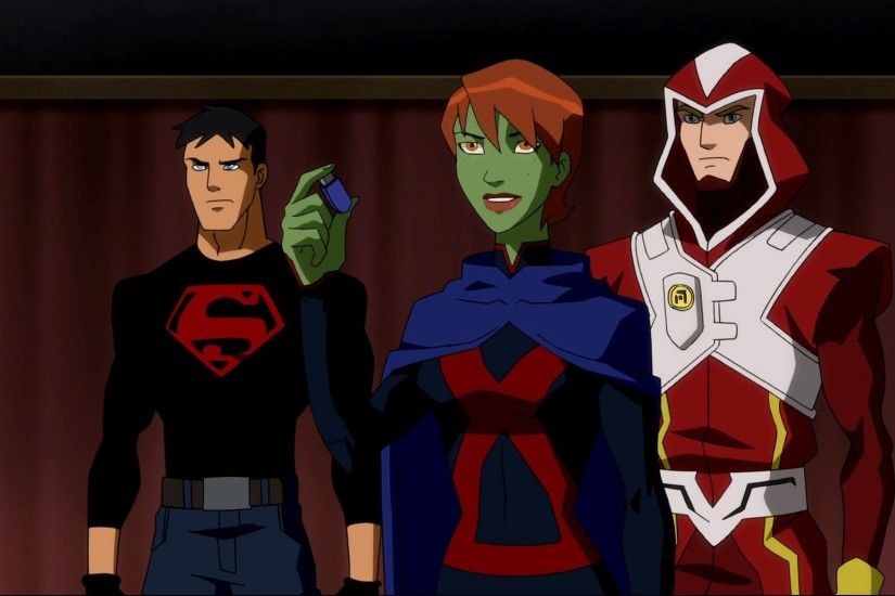 Cartoon - Young Justice: End Game Young Justice Superboy Miss Martian  Wallpaper