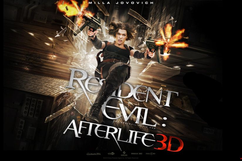 If you like The Resident Evil Horror Movie Series you can get more FREE  Official Resident Evil Afterlife 3D Computer Desktop Widescreen Wallpapers  and stuff ...