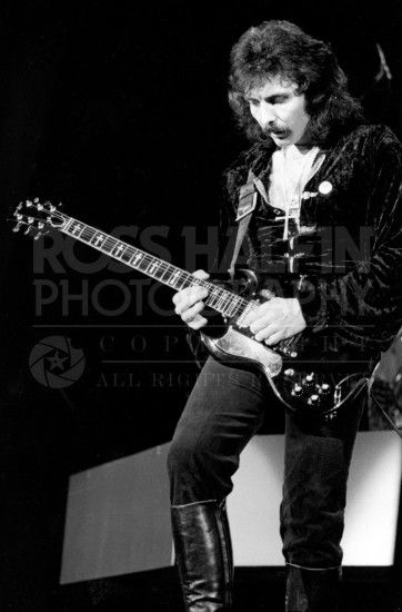 Black Sabbath - Tony Iommi in Hammersmith, Odeon 1978 by Ross Halfin  Photography.