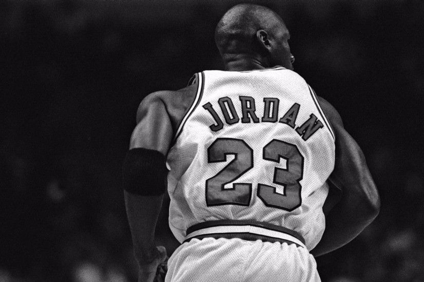 Michael Jordan Black And White Wallpaper HD #Xh1