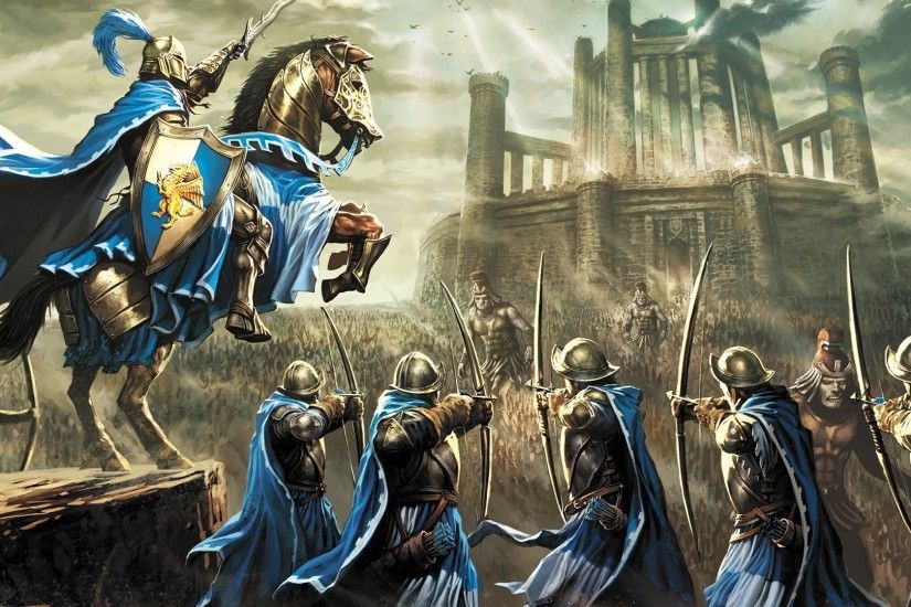 artwork, Fantasy Art, Heroes Of Might And Magic, Heroes Of Might And Magic  III, Video Games, Horse, War, Archer, Archers, Knight, Knights Wallpapers  HD ...