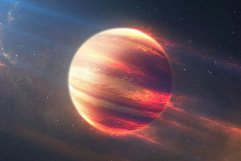 Space Fire Planet 4K
