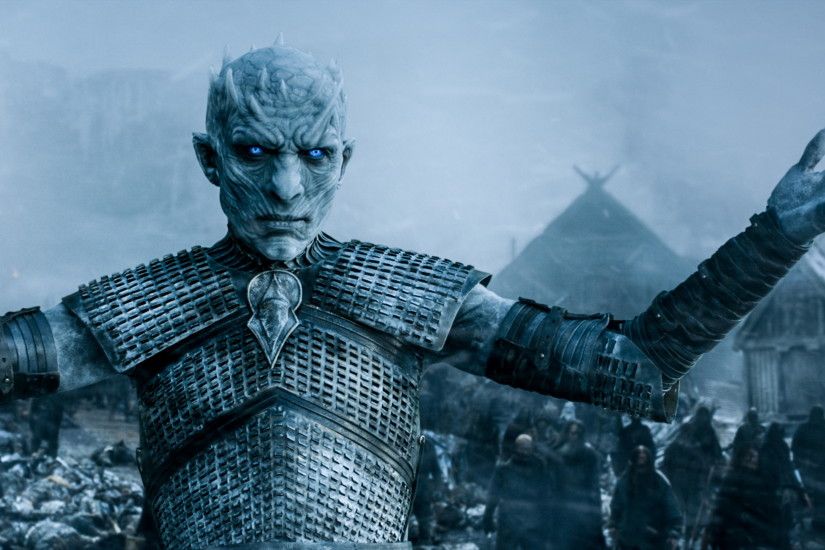 The Night King raises his army of the dead during The Massacre at Hardhome.