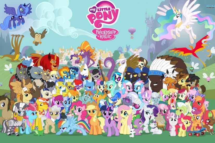 My Little Pony Friendship is Magic My Desktop Picture... IT MAKES ME .