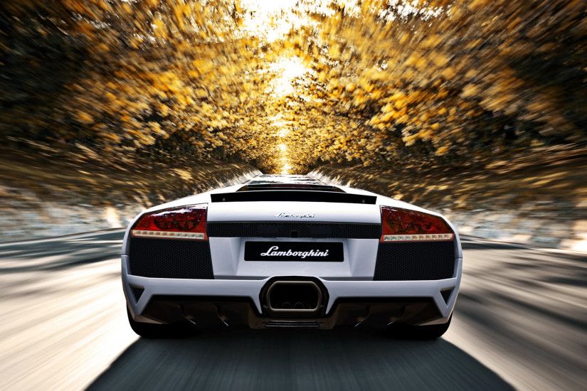 Lamborghini Murcielago in Autumn / Gran Turismo 5 wallpaper