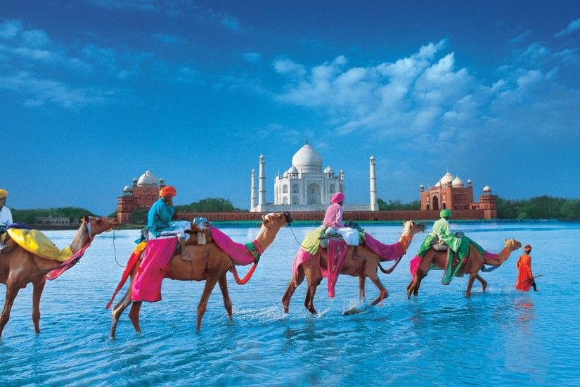Taj Mahal India Desktop Background