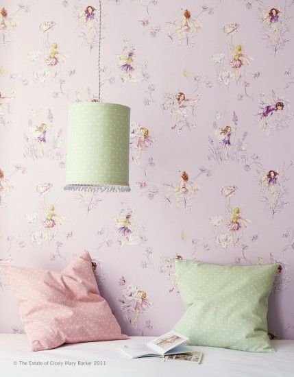 Meadow Flower Fairies wallpaper by Jane Churchill