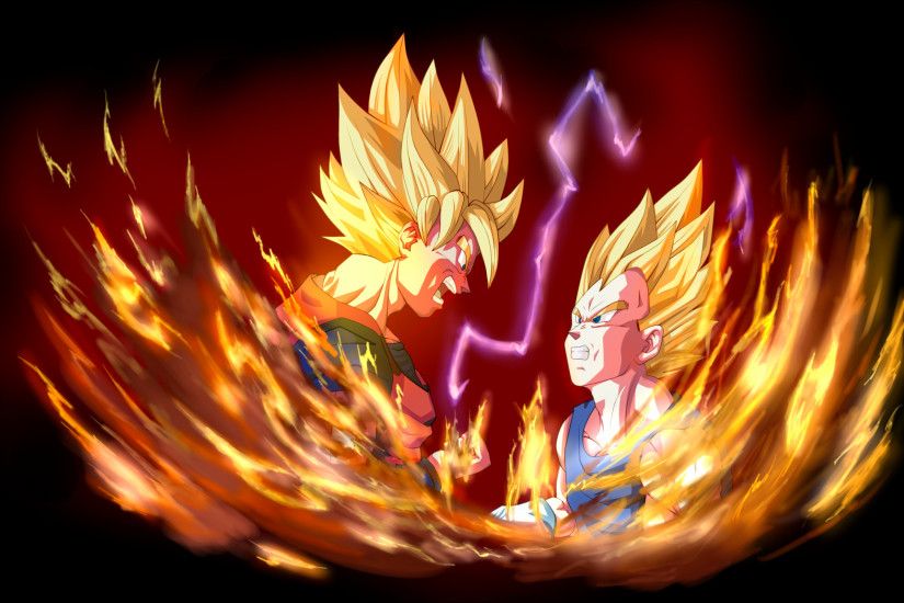 Anime Dragon Ball Z Vegeta (Dragon Ball) Goku Fondo de Pantalla