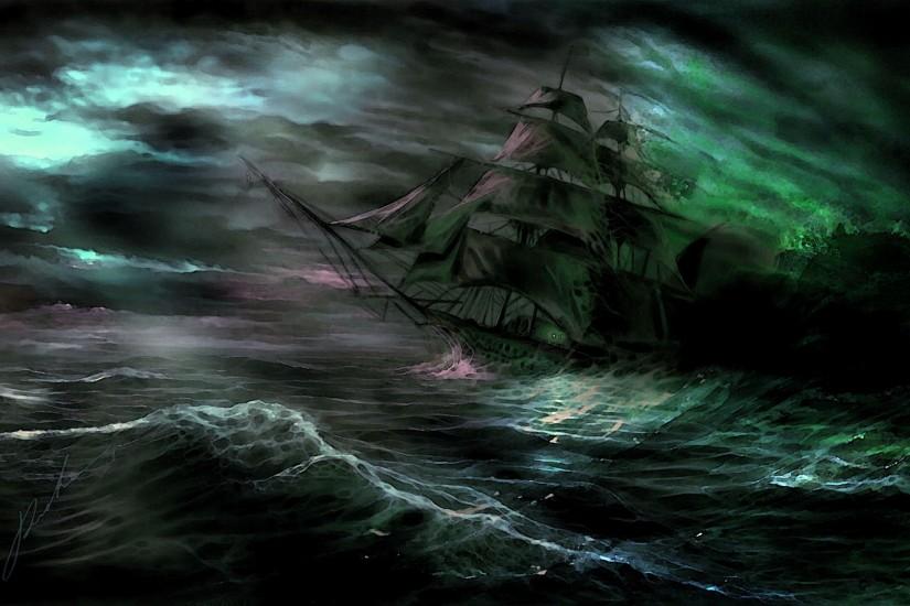 HD Ghost Ship Wallpaper