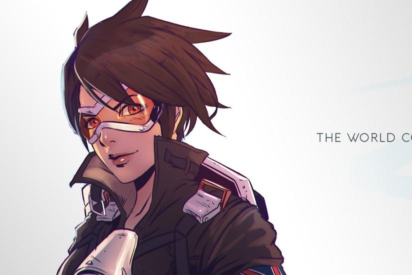 cool overwatch tracer wallpaper 3840x1080 for htc