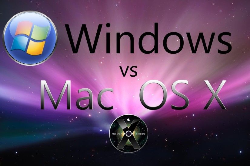 Windows vs. Mac wallpaper by Ninja5624 ...