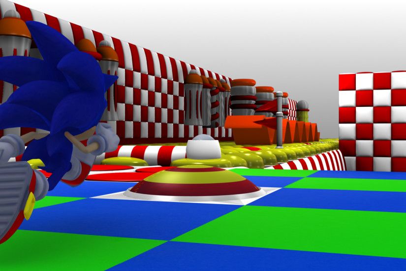 3D Sonic Desktop Wallpapers by Compense
