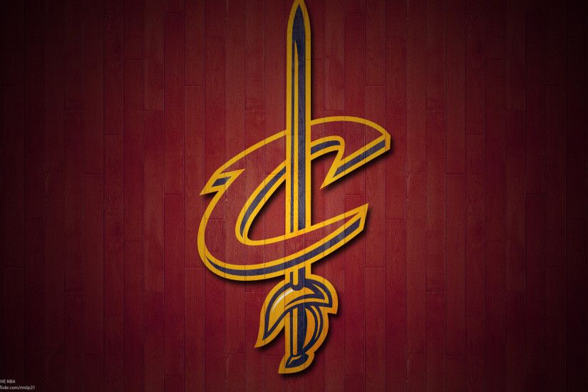 NBA 2017 Cleveland Cavaliers hardwood logo desktop wallpaper