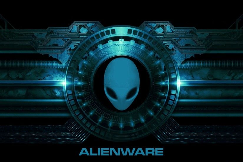 Alienware Desktop Background Blue Mechanical Circuit 1920x1200