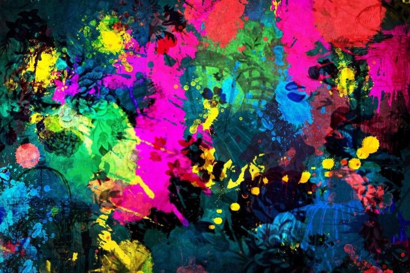 Paint splatter wallpaper - Abstract wallpapers - #18804