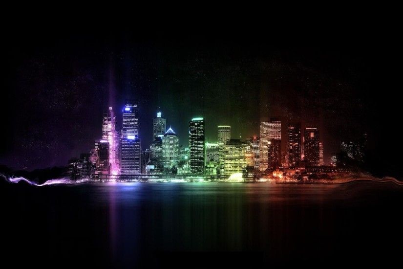 Download City Of Lights Desktop Background Wallpaper