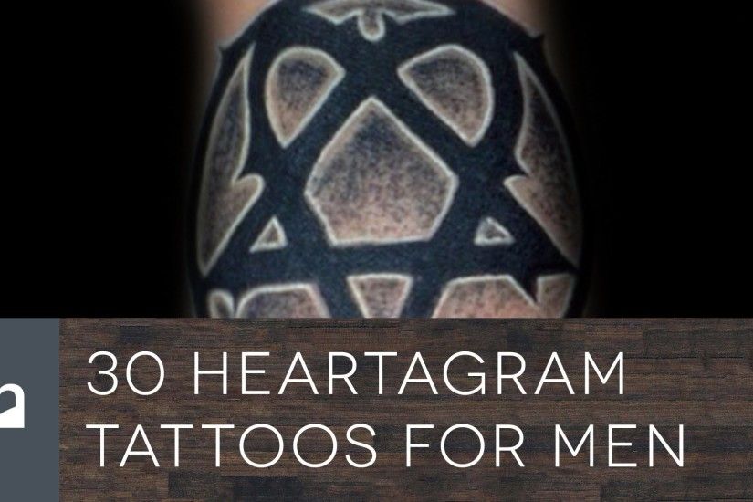 30 Heartagram Tattoos For Men