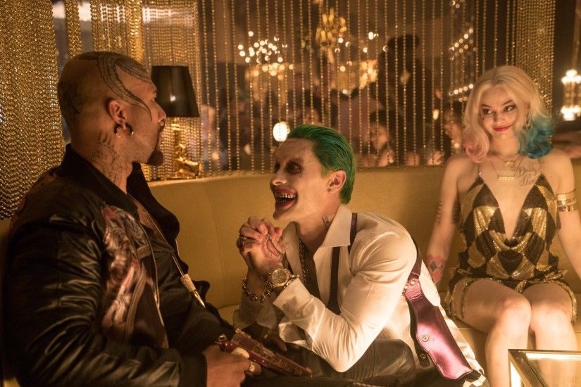 Movie - Suicide Squad Harley Quinn Jared Leto Joker Margot Robbie Will  Smith Deadshot Wallpaper