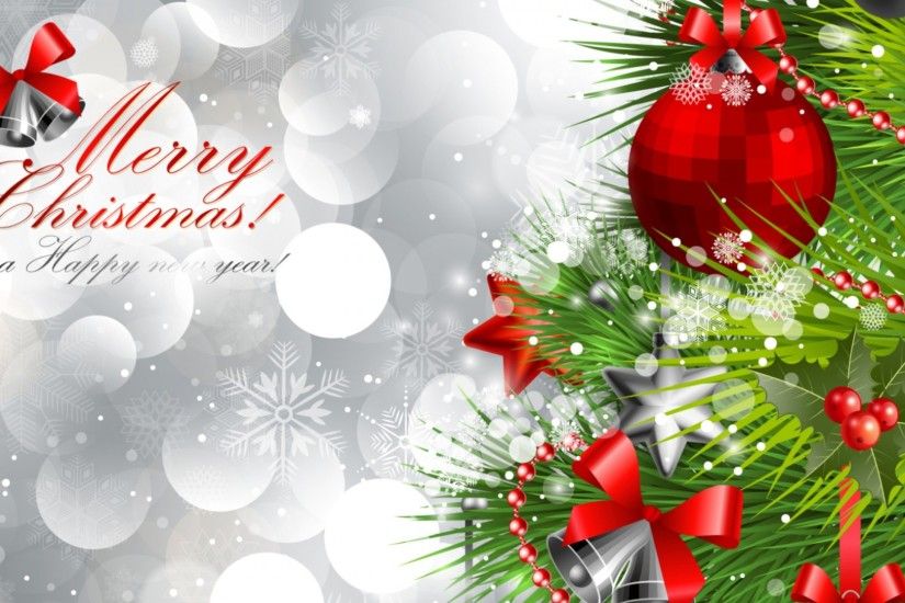 Merry Christmas and Happy New Year Wallpaper Full HD.